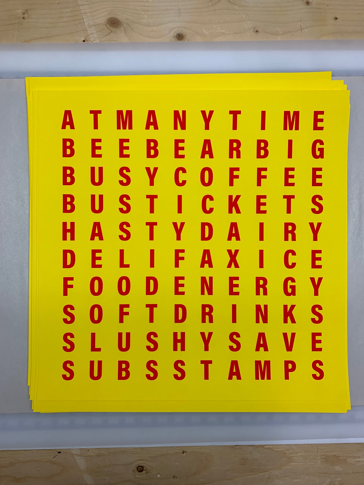 For your convenience (print)