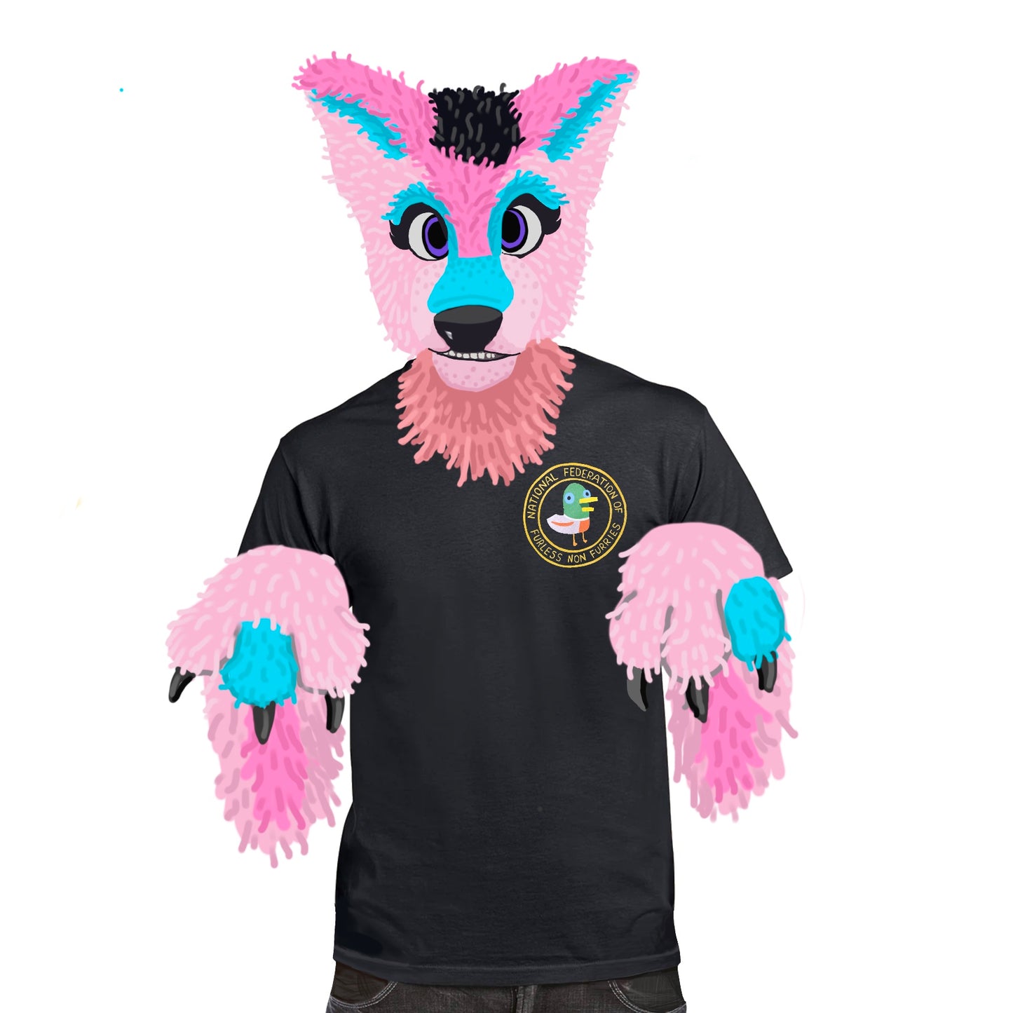 Furless Non-Furries T-shirt.