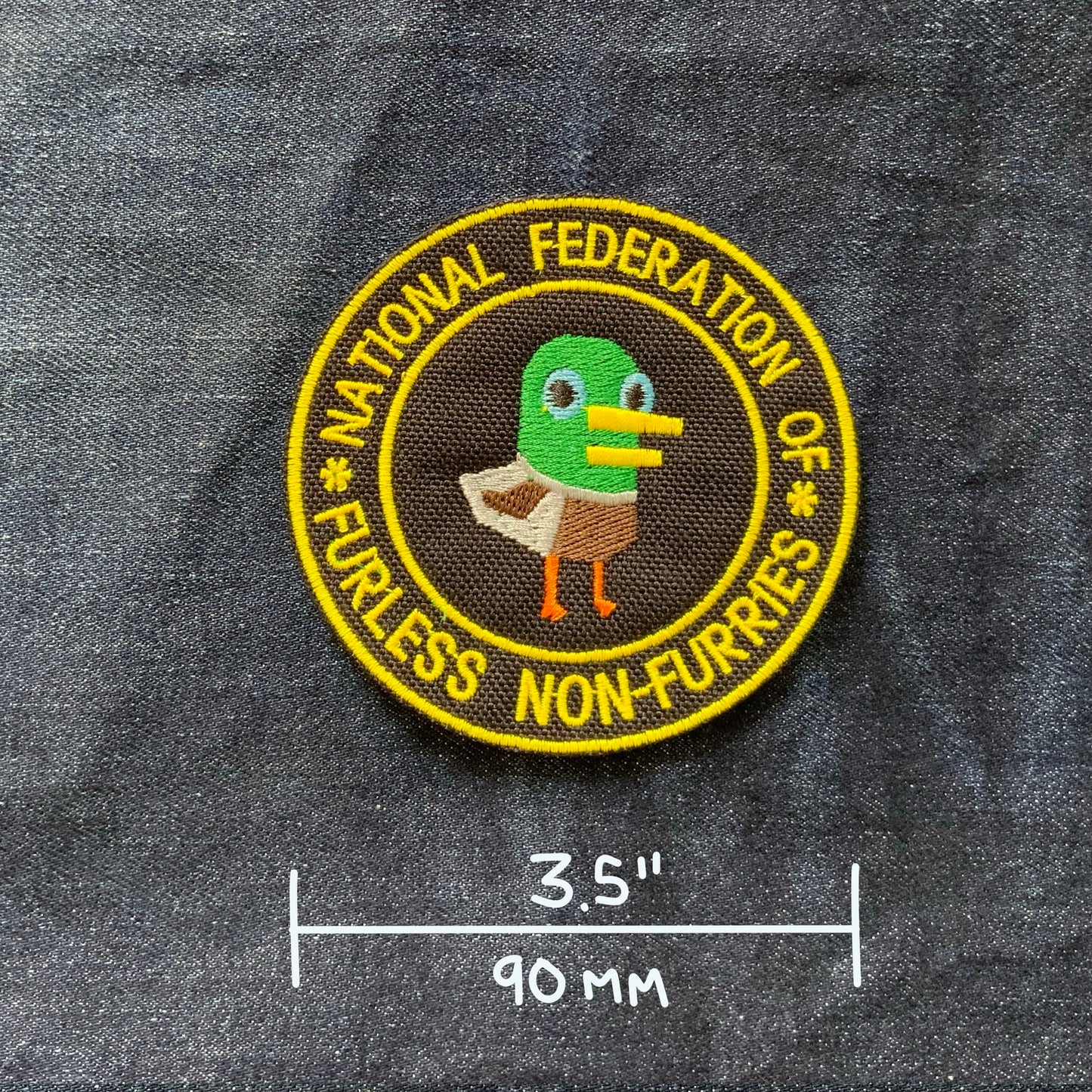 FURLESS NON-FURRY patch