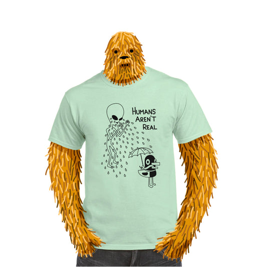 Humans Aren’t Real T-shirt (mint)