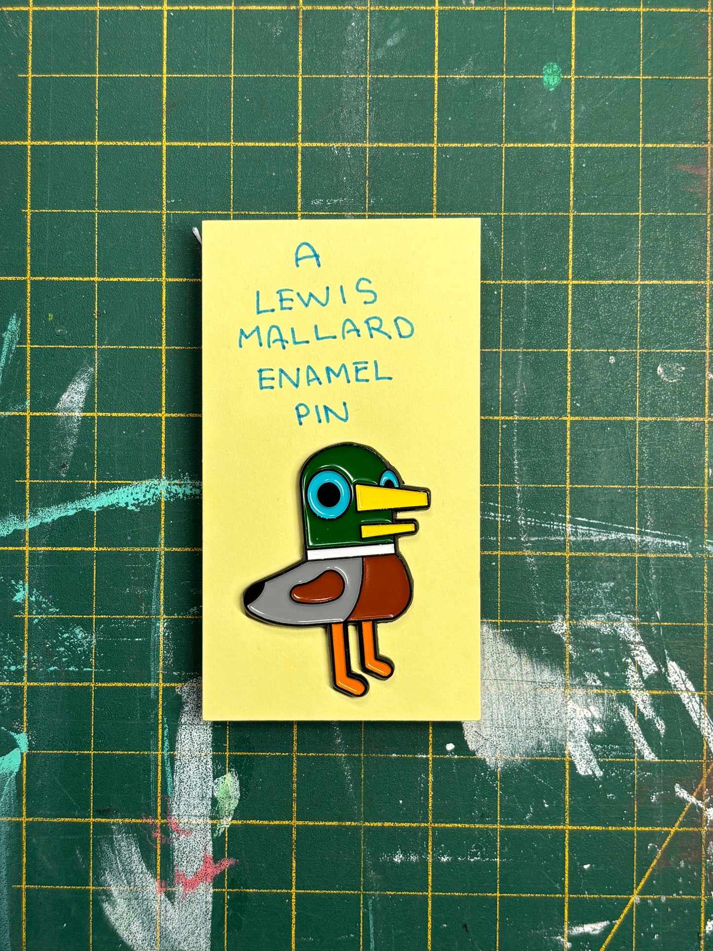 Lewis Mallard enamel pin